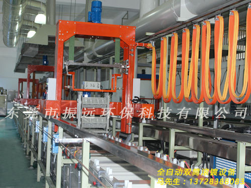 全自動龍門式雙桶式滾鍍生產線 全自動龍門式雙桶式滾鍍生產線